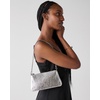 image:imagekate spade new york Womens Grace Fine Grain Leather PochetteCrinkle Metallic Silver