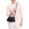 image:imagekate spade new york Womens Grace Fine Leather Small Top Handle BagQuilted Black