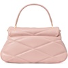 image:imagekate spade new york Womens Grace Fine Leather Small Top Handle BagQuilted Rose Smoke
