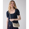 image:imagekate spade new york Womens Halo Fine Grain Leather CrossbodyMilk Glass Suede