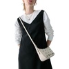 image:imagekate spade new york Womens Halo Fine Grain Leather CrossbodyStudded Cream