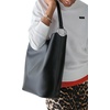 image:imagekate spade new york Womens Halo Fine Grain Leather Large BucketBlack