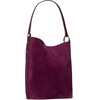 image:imagekate spade new york Womens Halo Fine Grain Leather Large BucketPurple Agate Suede
