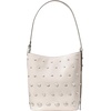 image:imagekate spade new york Womens Halo Fine Grain Leather Large BucketStudded Cream