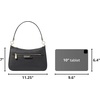 image:imagekate spade new york Womens Hudson Pebbled Leather Convertible CrossbodyBlack