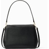 image:imagekate spade new york Womens Leila Pebbled Leather Medium Flap Shoulder BagBlack