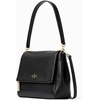 image:imagekate spade new york Womens Leila Pebbled Leather Medium Flap Shoulder BagBlack