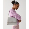 image:imagekate spade new york Womens Leila Pebbled Leather Medium Flap Shoulder BagPlatinum Grey