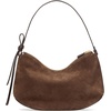 image:imagekate spade new york Womens Loop Pebbled Leather Large Shoulder BagHot Fudge Suede
