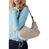 image:imagekate spade new york Womens Loop Pebbled Leather Large Shoulder BagMilk Glass Suede