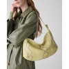 image:imagekate spade new york Womens Loop Pebbled Leather Large Shoulder BagSnake Embossed Pale Citron
