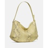 image:imagekate spade new york Womens Loop Pebbled Leather Large Shoulder BagSnake Embossed Pale Citron