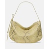 image:imagekate spade new york Womens Loop Pebbled Leather Large Shoulder BagSnake Embossed Pale Citron