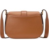 image:imagekate spade new york Womens Nouveau Textured Leather Medium Saddle CrossbodyCavern Clay