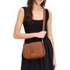 image:imagekate spade new york Womens Nouveau Textured Leather Medium Saddle CrossbodyCavern Clay