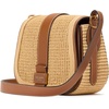 image:imagekate spade new york Womens Nouveau Textured Leather Medium Saddle CrossbodyCavern Clay Straw