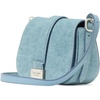 image:imagekate spade new york Womens Nouveau Textured Leather Mini Saddle CrossbodyDenim Blue Multi