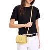 image:imagekate spade new york Womens Nouveau Textured Leather Mini Saddle CrossbodyYuzu Jam