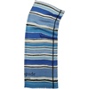 image:imagekate spade new york Womens Ocean Stripe Viscose Oblong Scarf Stylish amp Lightweight Fashion AccessoryBlue Multi