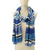 image:imagekate spade new york Womens Ocean Stripe Viscose Oblong Scarf Stylish amp Lightweight Fashion AccessoryBlue Multi