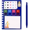 image:imagekate spade new york Zipper Pouch Filled with Planner Stickers and Accessories Set Includes Notepad Sticker Tabs Black Ink Pen and Holder Vegan Leather Accessory Bag Charmed Library
