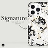 image:imagekate spade new york iPhone 15 Pro Case  Wavy Iridescent  Compatible with MagSafe  Lightweight Designer Case for iPhone 15 Pro with AntiScratch Coating and Wavy Iridescent DesignMulti Floral Black and White