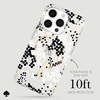 image:imagekate spade new york iPhone 15 Pro Case  Wavy Iridescent  Compatible with MagSafe  Lightweight Designer Case for iPhone 15 Pro with AntiScratch Coating and Wavy Iridescent DesignMulti Floral Black and White