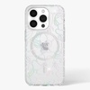 image:imagekate spade new york iPhone 15 Pro Case  Wavy Iridescent  Compatible with MagSafe  Lightweight Designer Case for iPhone 15 Pro with AntiScratch Coating and Wavy Iridescent DesignModern Floral Silver