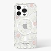 image:imagekate spade new york iPhone 15 Pro Case  Wavy Iridescent  Compatible with MagSafe  Lightweight Designer Case for iPhone 15 Pro with AntiScratch Coating and Wavy Iridescent DesignHollyhock Cream