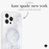 image:imagekate spade new york iPhone 15 Pro Max Case  Multi Floral Black and White  Compatible with MagSafe  Lightweight Designer Case for iPhone 15 Pro Max wAntiScratch Coating amp Multi Floral Black DesignLiquid Glitter Iridescent