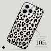 image:imagekate spade new york iPhone 15 Pro Max Case Compatible with MagSafe Phone Cover  Chunky Glitter IridescentCity Leopard Black