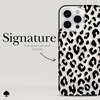 image:imagekate spade new york iPhone 15 Pro Max Case Compatible with MagSafe Phone Cover  Chunky Glitter IridescentCity Leopard Black