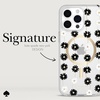 image:imagekate spade new york iPhone 15 Pro Max Case Compatible with MagSafe Phone Cover  Chunky Glitter IridescentDaisy Chain