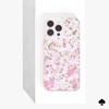 image:imagekate spade new york iPhone 15 Pro Max Case Compatible with MagSafe Phone Cover  Chunky Glitter IridescentFlowerbed Pink Ombre