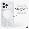 image:imagekate spade new york iPhone 15 Pro Max Case Compatible with MagSafe Phone Cover  Chunky Glitter IridescentLiquid Glitter Iridescent