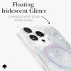 image:imagekate spade new york iPhone 15 Pro Max Case Compatible with MagSafe Phone Cover  Chunky Glitter IridescentLiquid Glitter Iridescent