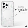 image:imagekate spade new york iPhone 15 Pro Max Case Compatible with MagSafe Phone Cover  Chunky Glitter IridescentModern Floral Silver