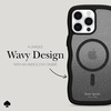 image:imagekate spade new york iPhone 15 Pro Max Case Compatible with MagSafe Phone Cover  Chunky Glitter IridescentWavy Nightfall