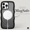 image:imagekate spade new york iPhone 15 Pro Max Case Compatible with MagSafe Phone Cover  Chunky Glitter IridescentWavy Nightfall