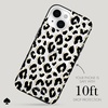 image:imagekate spade new york iPhone 151413 Case  Chunky Glitter Iridescent  Compatible wMagSafe Lightweight Designer Case for iPhone 151413 wAntiScratch Coating amp Chunky Glitter Iridescent DesignCity Leopard Black