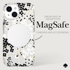 image:imagekate spade new york iPhone 151413 Case  Chunky Glitter Iridescent  Compatible wMagSafe Lightweight Designer Case for iPhone 151413 wAntiScratch Coating amp Chunky Glitter Iridescent DesignMulti Floral Black and White