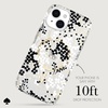 image:imagekate spade new york iPhone 151413 Case  Chunky Glitter Iridescent  Compatible wMagSafe Lightweight Designer Case for iPhone 151413 wAntiScratch Coating amp Chunky Glitter Iridescent DesignMulti Floral Black and White