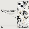 image:imagekate spade new york iPhone 151413 Case  Chunky Glitter Iridescent  Compatible wMagSafe Lightweight Designer Case for iPhone 151413 wAntiScratch Coating amp Chunky Glitter Iridescent DesignMulti Floral Black and White
