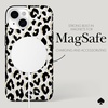 image:imagekate spade new york iPhone 151413 Case  Chunky Glitter Iridescent  Compatible wMagSafe Lightweight Designer Case for iPhone 151413 wAntiScratch Coating amp Chunky Glitter Iridescent DesignCity Leopard Black