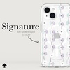 image:imagekate spade new york iPhone 151413 Case  Chunky Glitter Iridescent  Compatible wMagSafe Lightweight Designer Case for iPhone 151413 wAntiScratch Coating amp Chunky Glitter Iridescent DesignDaisy Chain Iridescent