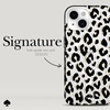 image:imagekate spade new york iPhone 151413 Case  Chunky Glitter Iridescent  Compatible wMagSafe Lightweight Designer Case for iPhone 151413 wAntiScratch Coating amp Chunky Glitter Iridescent DesignCity Leopard Black
