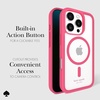 image:imagekate spade new york iPhone 16 Pro Case  Cherry Dot Gems  Compatible with MagSafe  Lightweight Designer Case for iPhone 16 Pro with AntiScratch Coating and Cherry Dot DesignPom Pom Pink