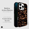 image:imagekate spade new york iPhone 16 Pro Case  Cherry Dot Gems  Compatible with MagSafe  Lightweight Designer Case for iPhone 16 Pro with AntiScratch Coating and Cherry Dot DesignTortoise