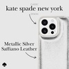 image:imagekate spade new york iPhone 16 Pro Case  Cherry Dot Gems  Compatible with MagSafe  Lightweight Designer Case for iPhone 16 Pro with AntiScratch Coating and Cherry Dot DesignMetallic Silver