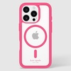 image:imagekate spade new york iPhone 16 Pro Case  Cherry Dot Gems  Compatible with MagSafe  Lightweight Designer Case for iPhone 16 Pro with AntiScratch Coating and Cherry Dot DesignPom Pom Pink